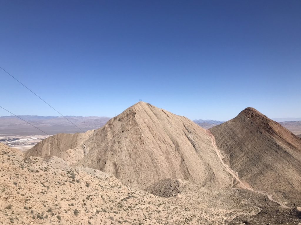 Northwest Frenchman Peak from Frenchman Mountain.