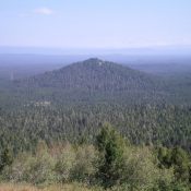 Little Butte as viewed from the west. Livingston Douglas Photo