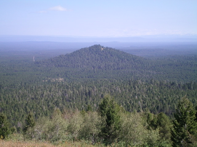 Little Butte as viewed from the west. Livingston Douglas Photo 