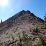 Peak 8421 (Center Ridge #1) viewed from the south. John Platt Photo