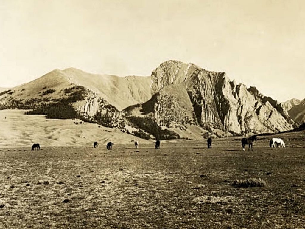 This 1934 photo by Lyman Marden of the USGS called Mount Corruption, Dudley Peak. The name never showed up on a map.