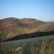 Peak 7100 as viewed from the northeast. The summit is the right hump in dead-center. Livingston Douglas Photo