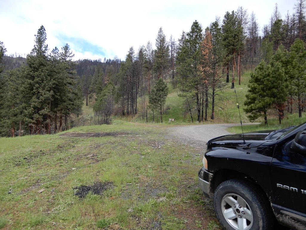 The starting point along the Warm Lake Highway. John Platt Photo 