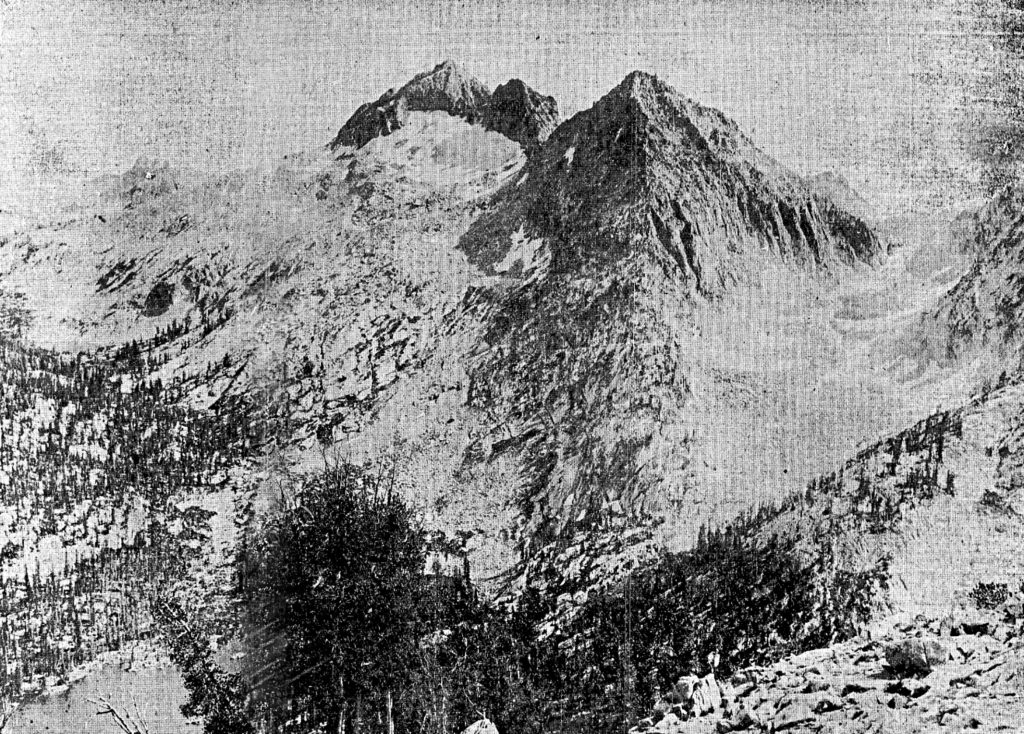 Robert Limbert’s 1927 photo of Snowyside Peak viewed from the north.