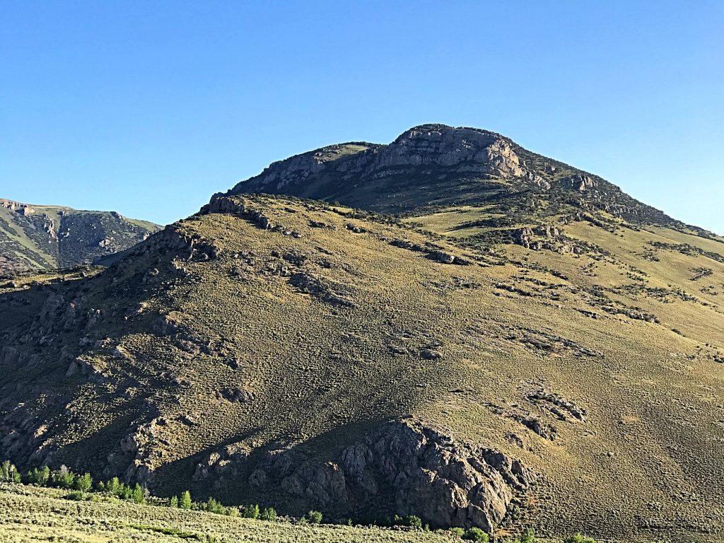 Peak 8454 viewed from Peak 7442.