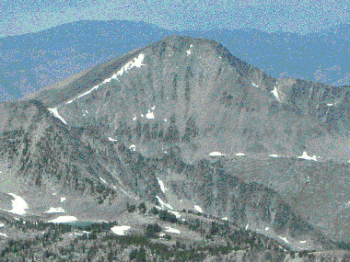 Ajax Peak from the summit of Homer Youngs Peak.