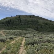 Peak 6394 viewed from the north.