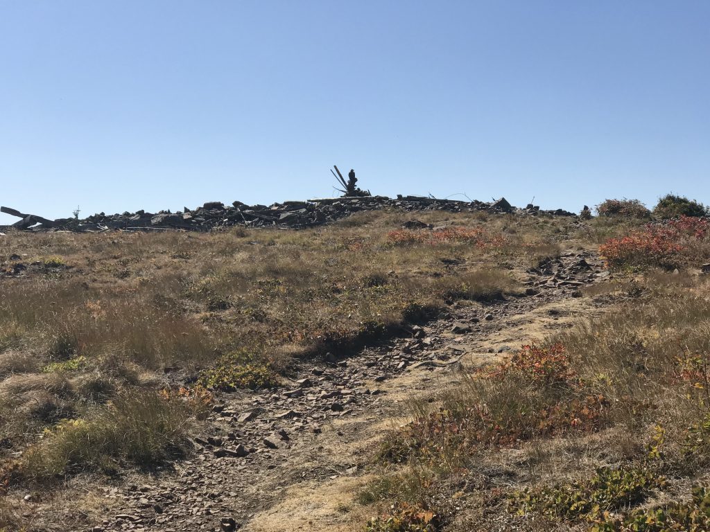 The summit. Huge views on clear days.