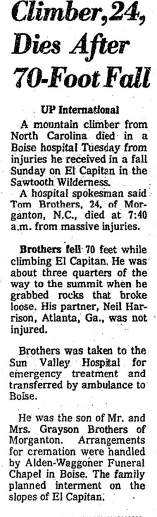 UPI article 8/6/1975