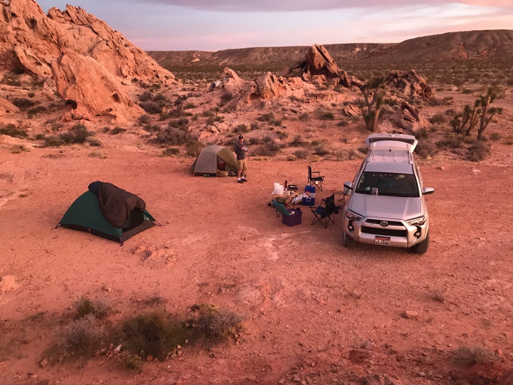 Camp at Whitney Pocket.