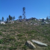Bear Valley Mountain summit contains one of the scariest fire lookouts I have visited.