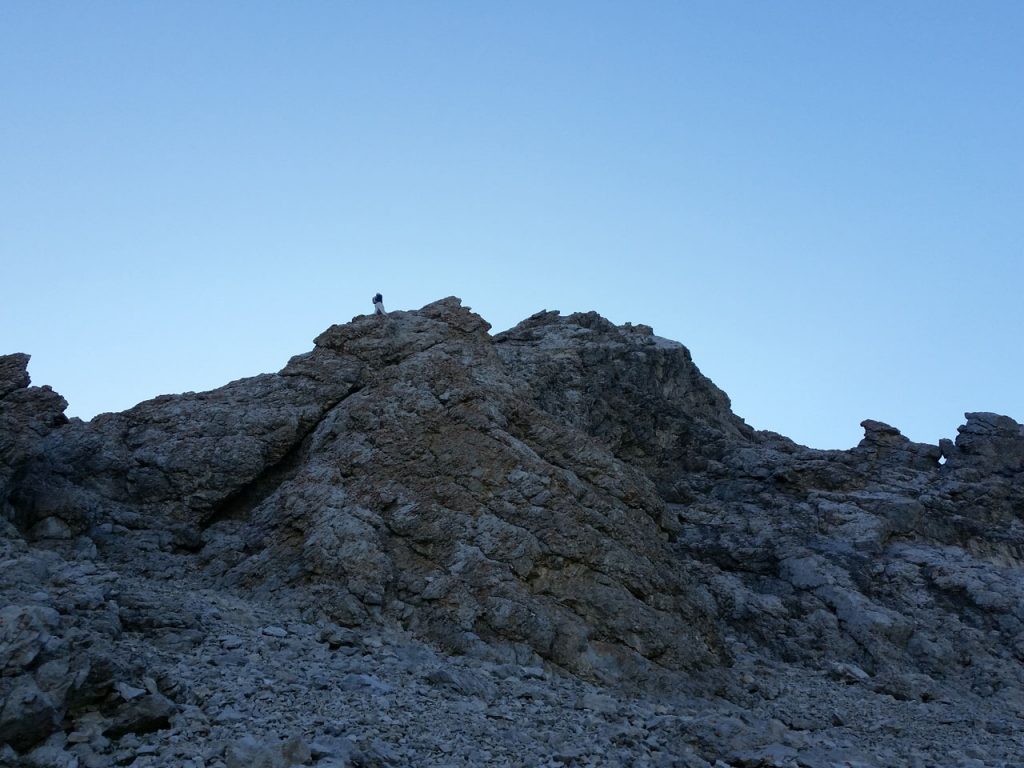 Kevin Hansen enjoying the ridge. Thierry Legrain Photo 