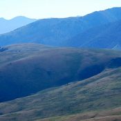 Corral Creek Summit viewed from the west.