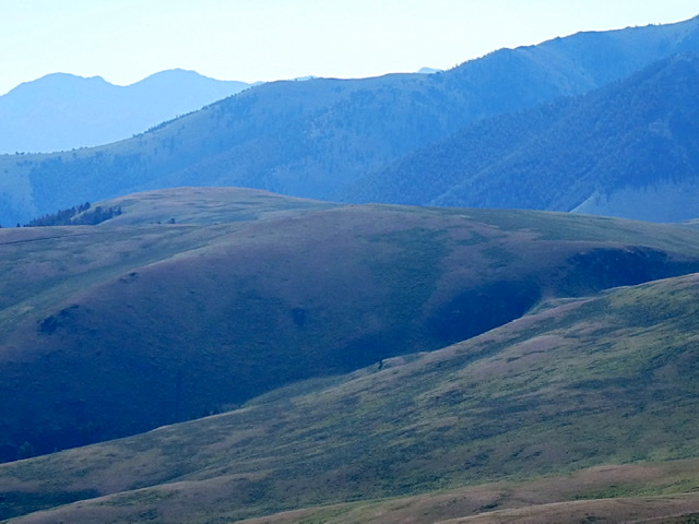 Corral Creek Summit viewed from the west.
