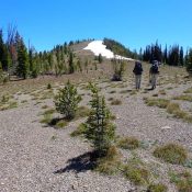 Cougar Peak’s summit viewed from the North Ridge. Dave Pahlas Photo