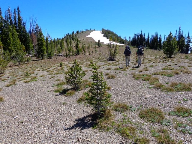 Cougar Peak’s summit viewed from the North Ridge. Dave Pahlas Photo