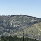 War Eagle Mountain viewed from the northeast.