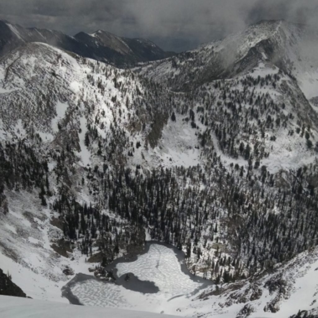 Lake at the top of Bohannon Creek and looking at the Beaverhead crest. Jeff Hunteman Photo 