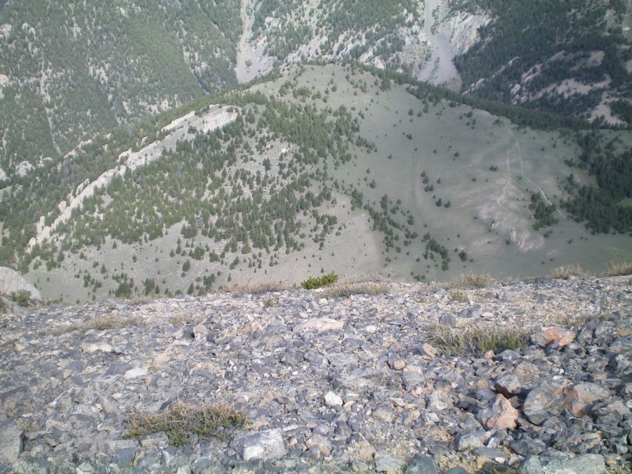 Peak 8979 (foreground) as viewed from the summit of Marshalls Mount. Livingston Douglas Photo