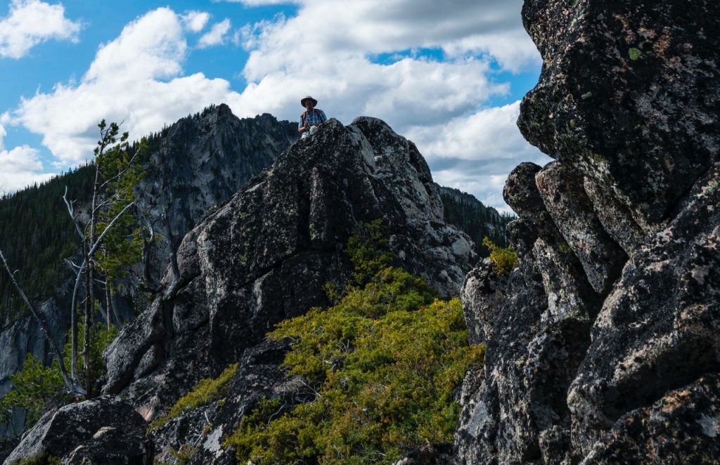 The summit of Peak 8162 (The Slide). John Platt Photo