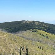 Wallis Peak viewed from War Eagle Mountain.