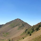 Murdock Peak viewed from the ponds located east of the summit.