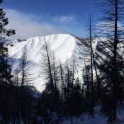 The summit of "Big Mama" in winter (viewed from north face of Bald Mtn.) Derek Percoski Photo