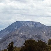 Flat Iron Peak from Yellow Pass.