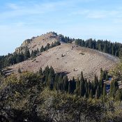 The north ridge of Peak 8021.