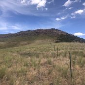 The west face of Red Rock Mountain.