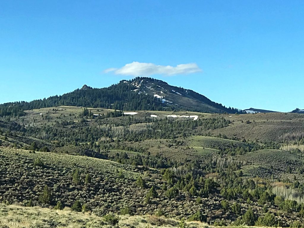 Slacks Mountain viewed from the north.