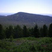 Moonshine Mountain as viewed from the west. Livingston Douglas Photos