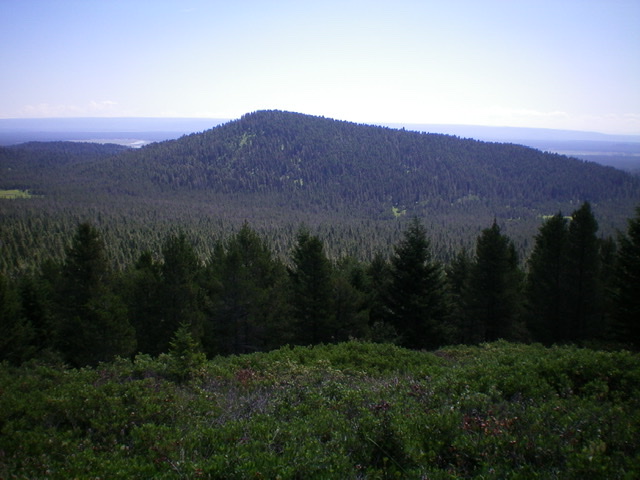 Moonshine Mountain as viewed from the west. Livingston Douglas Photos 