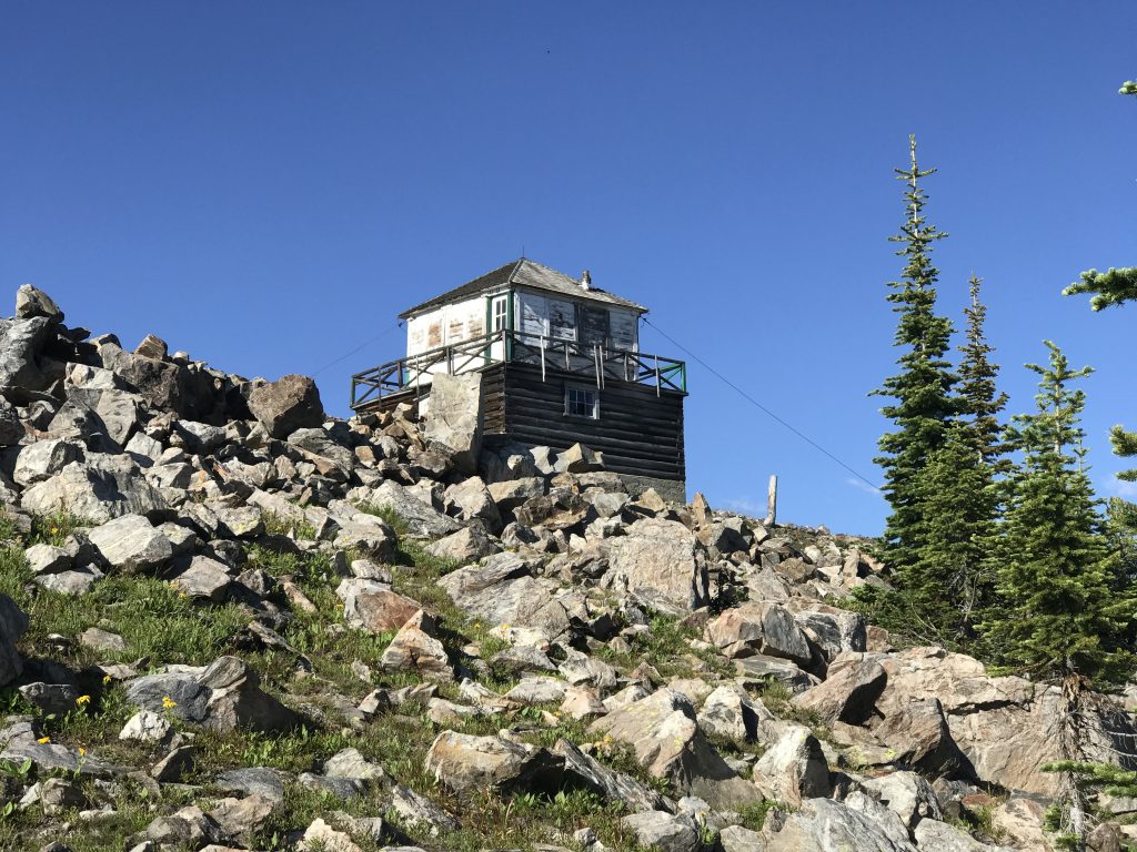 The Blue Nose lookout is unlocked and in need of some serious repair work.