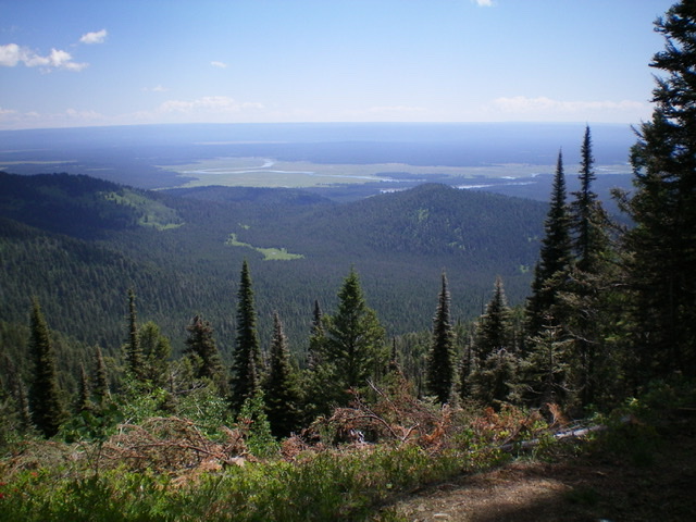 Looking east from the summit of Bishop Mountain. Livingston Douglas Photo 