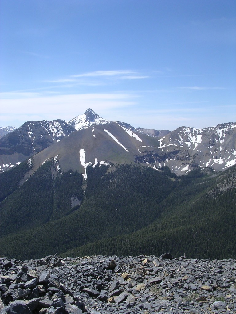 The Knoll from Rainbow with Bell Mountain in the background.