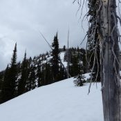 Pot Peak viewed from the south. John Platt Photo