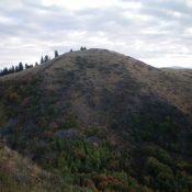 Peak 6958 as viewed from the southwest. Livingston Douglas Photo