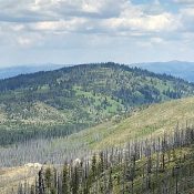 Buck Mountain viewed from Peak 7740.