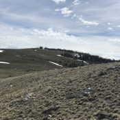 The summit of Donkey Benchmark viewed from the west.