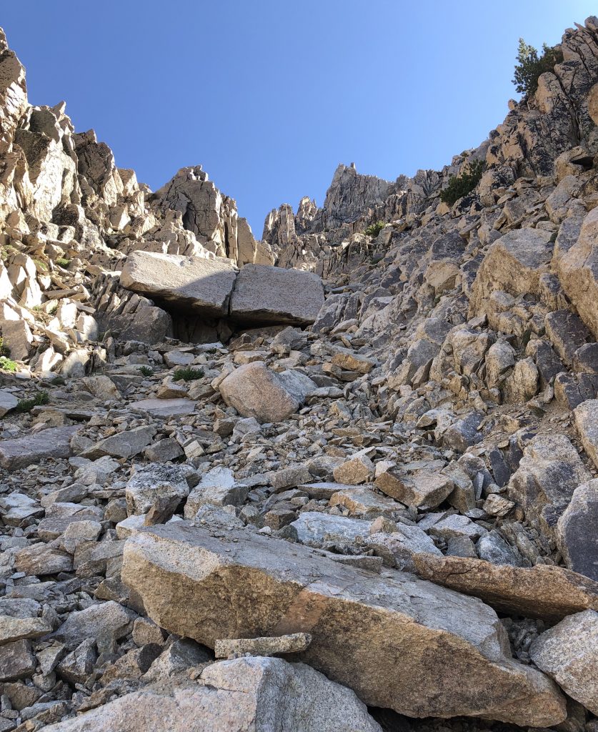 Lonesome Peak, Southwest Gully. Derek Percoski Photo