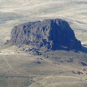 Peak 4540 viewed from French John Hill.