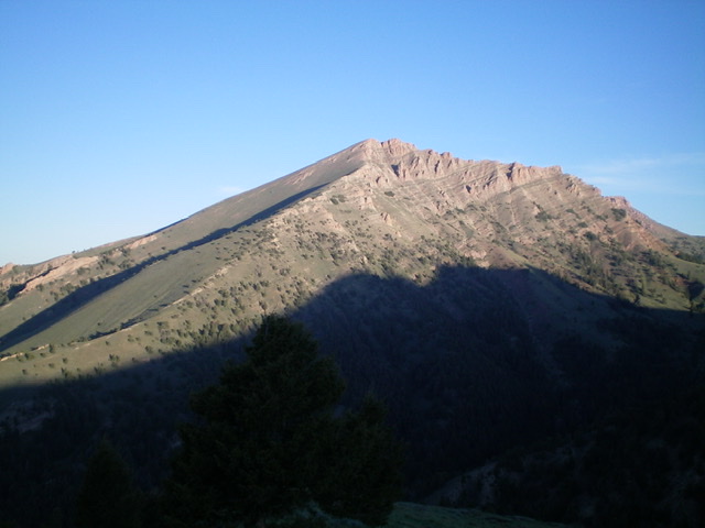 Cobble Mountain and its rugged east face, as viewed from the southeast. Livingston Douglas Photo 