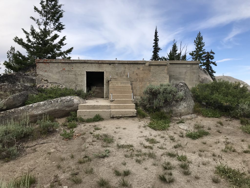 The remains of the lookout.