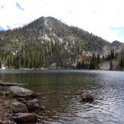 Golden Lake and Golden Lake Peak. John Platt Photo