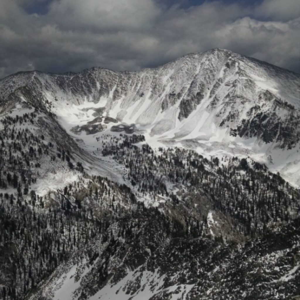 Center Mountain from Peak 9759. Jeff Hunteman Photo