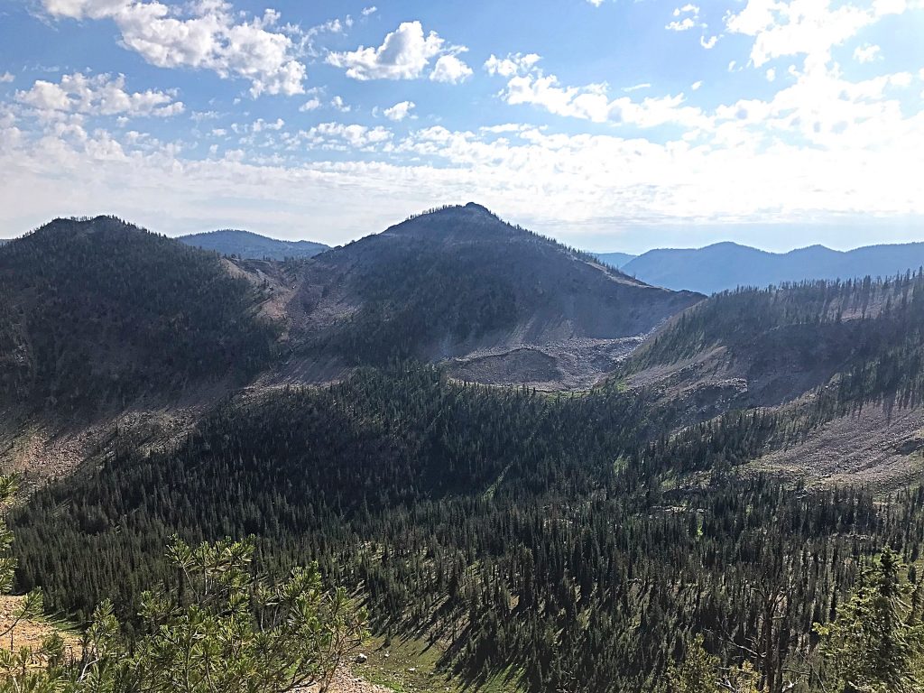 Wolf Fang Peak viewed from Peak 8722.