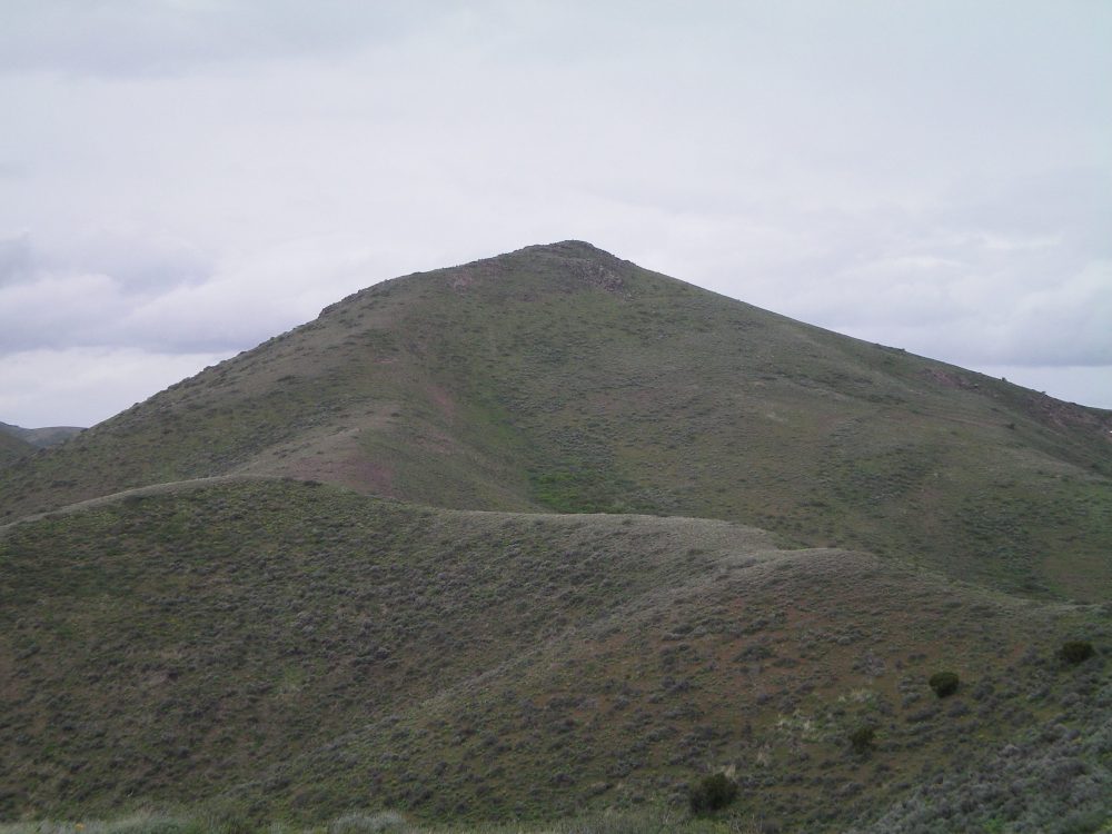The Final Scramble up the Northeast Ridge to the Summit. Livingston Douglas Photo