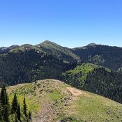 Peak 8437 viewed from the northeast.