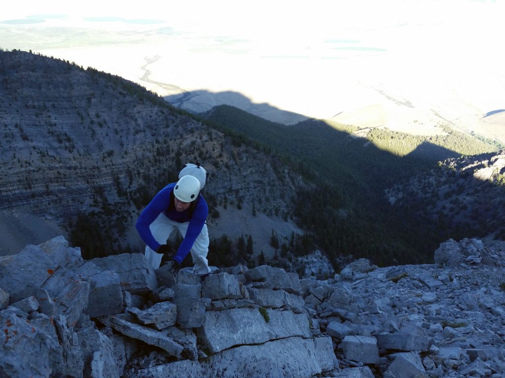 Lower Chicken Out Ridge, West Face Cirque. Thierry Legrain Photo 